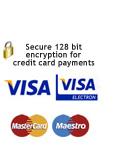 128 bit secure encryption for credit card payments